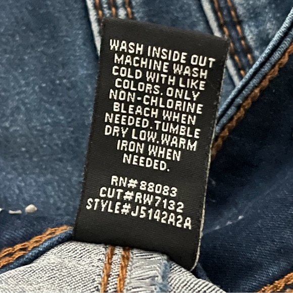 REWASH High Rise Comfort Stretch Distressed Denim Shorts Size 3 - Picture 14 of 16